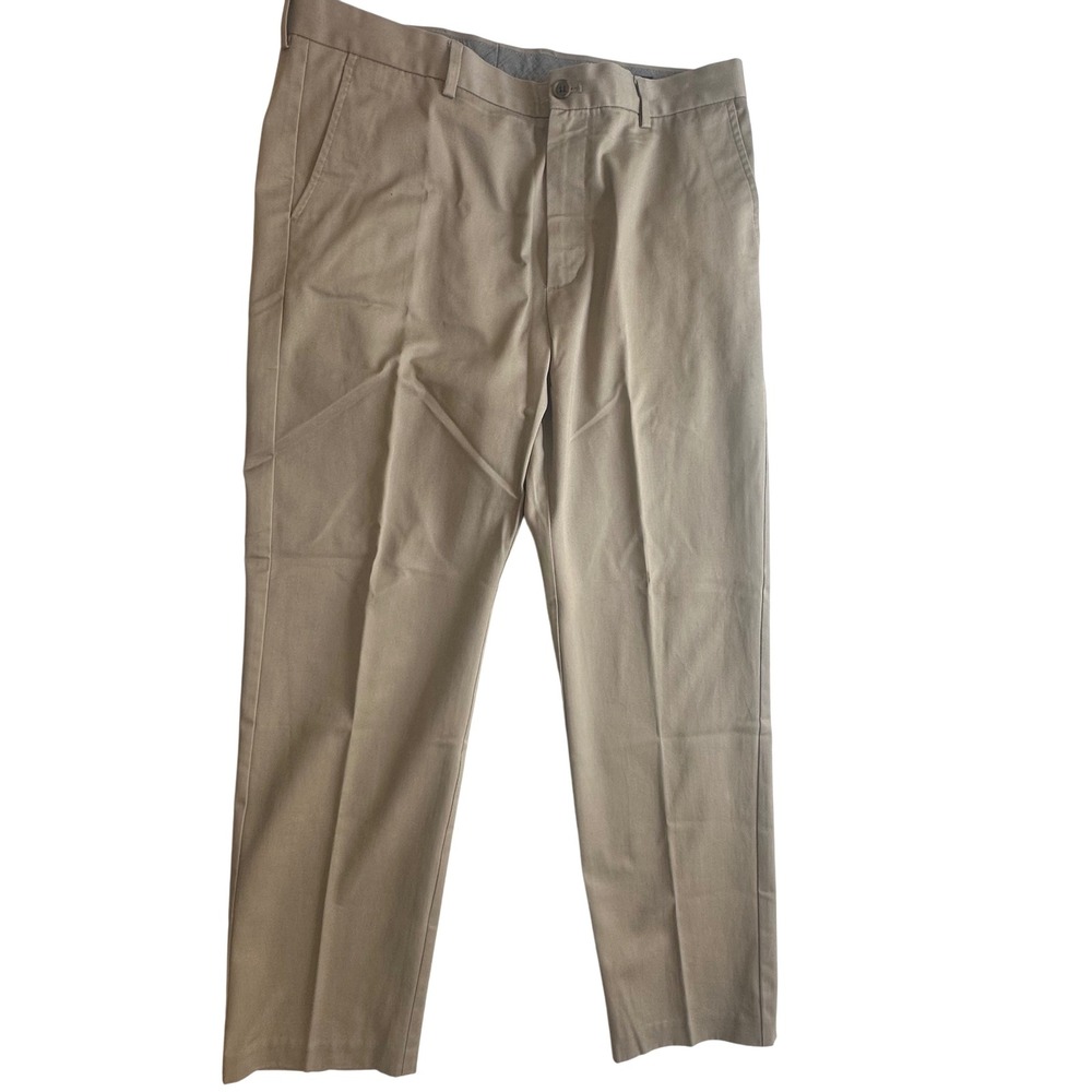 Nordstrom Mens Shop Slim Fit 36x30 Wrinkle Free Smartcare Cotton‎ Blend Pants